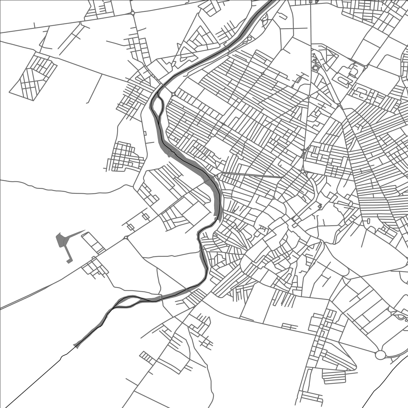 ROAD MAP OF GUELMIM, MOROCCO BY MAPBAKES