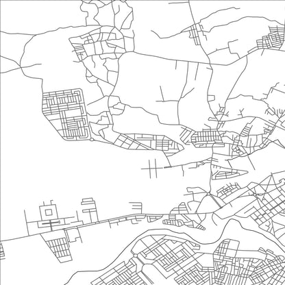 ROAD MAP OF GUERCIF, MOROCCO BY MAPBAKES