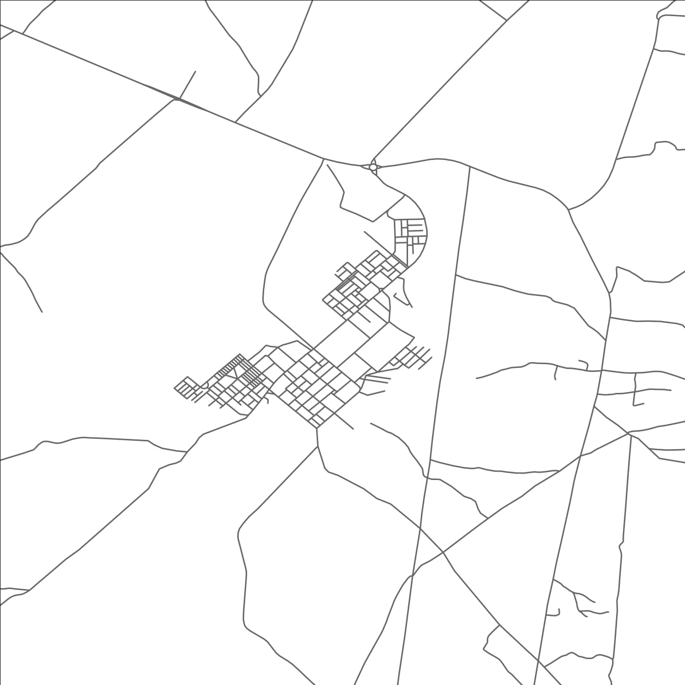 ROAD MAP OF HETANE, MOROCCO BY MAPBAKES