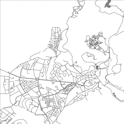 ROAD MAP OF IFRANE, MOROCCO BY MAPBAKES