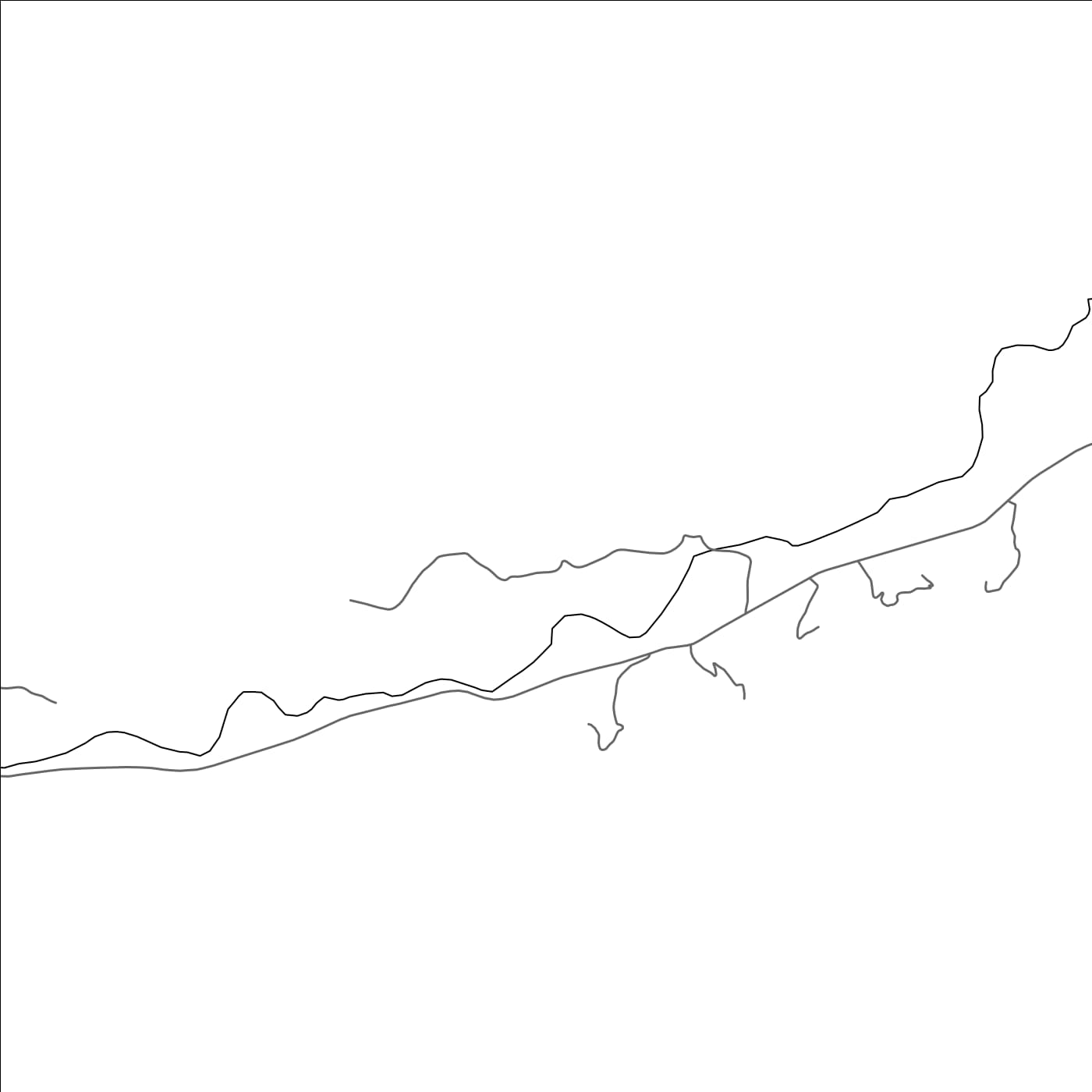 ROAD MAP OF IHADDADENE, MOROCCO BY MAPBAKES