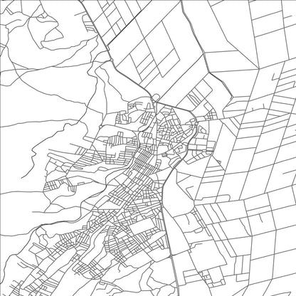 ROAD MAP OF IMZOUREN, MOROCCO BY MAPBAKES