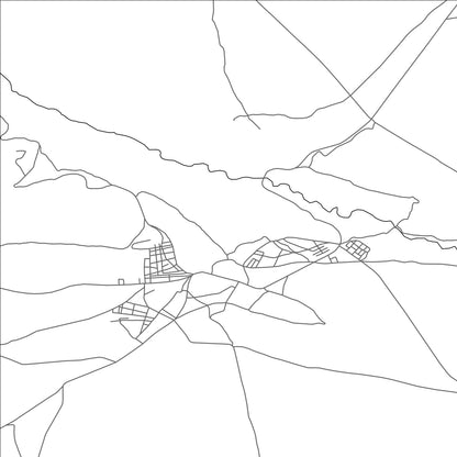 ROAD MAP OF ITZER, MOROCCO BY MAPBAKES