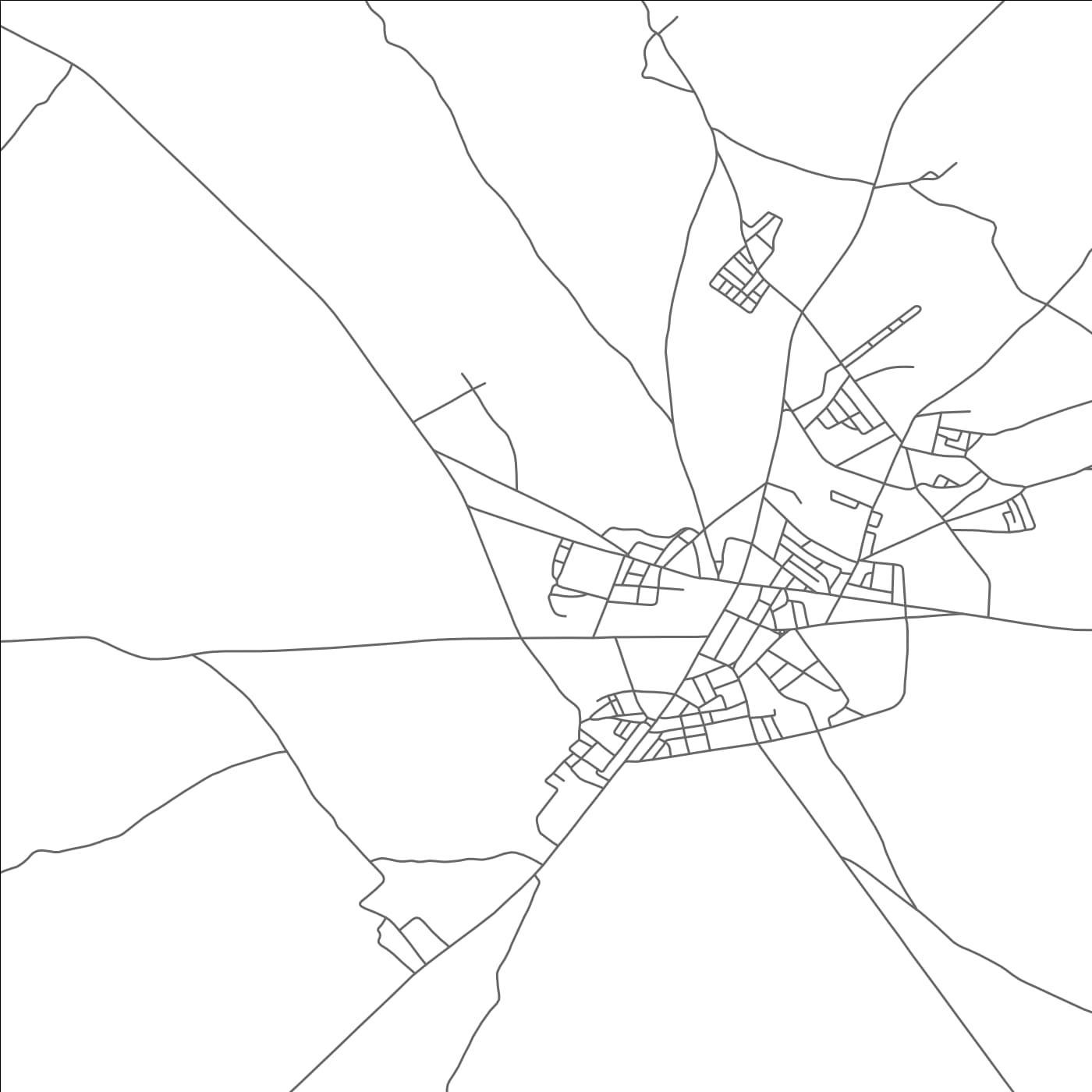 ROAD MAP OF JAMAAT SHAIM, MOROCCO BY MAPBAKES