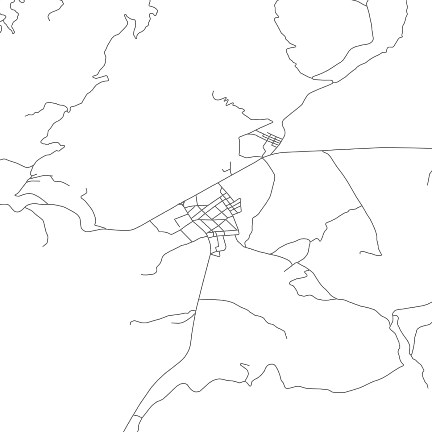 ROAD MAP OF KETAMA, MOROCCO BY MAPBAKES