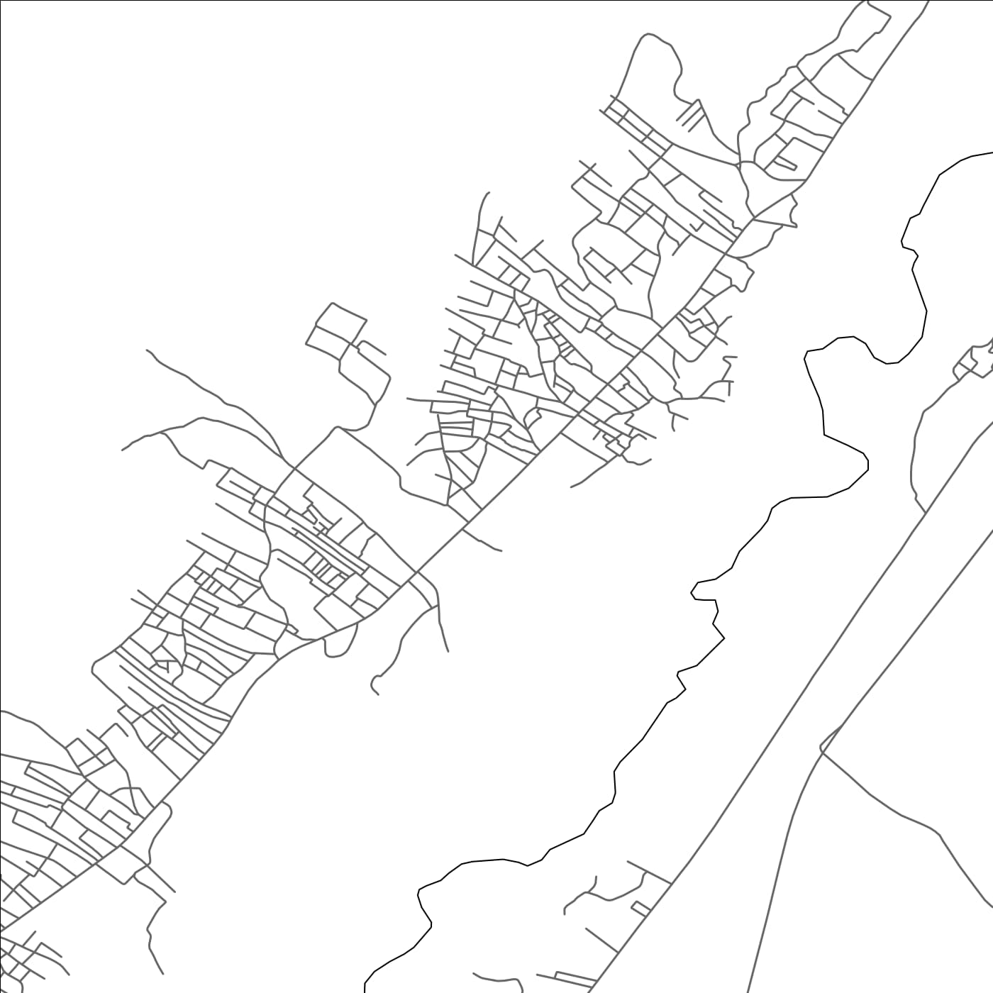 ROAD MAP OF KNEMIS DADES, MOROCCO BY MAPBAKES