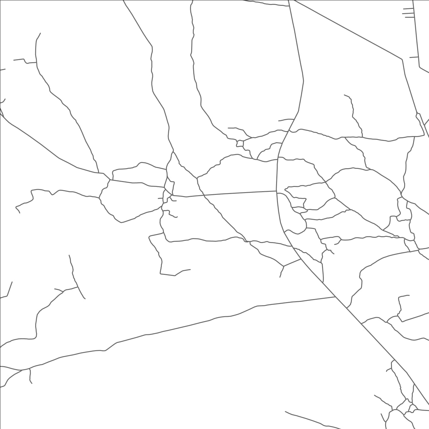 ROAD MAP OF LA'TAMNA, MOROCCO BY MAPBAKES