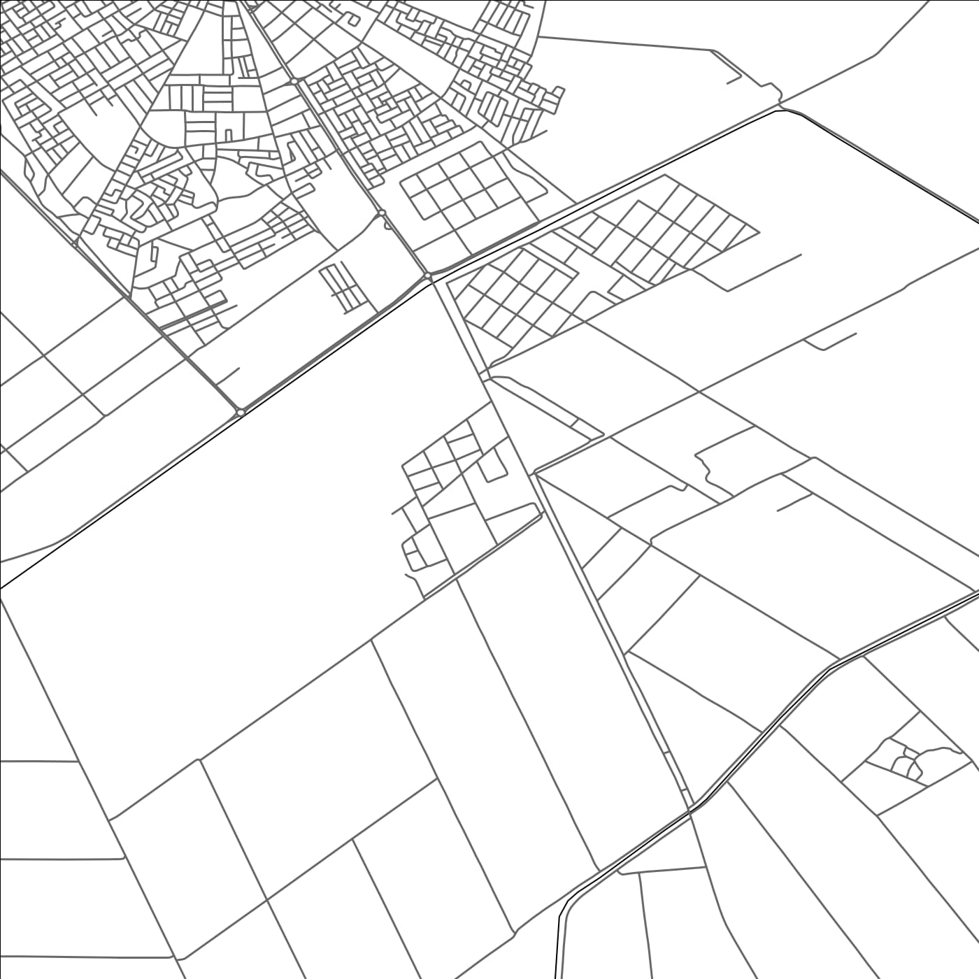 ROAD MAP OF LAATATRA, MOROCCO BY MAPBAKES