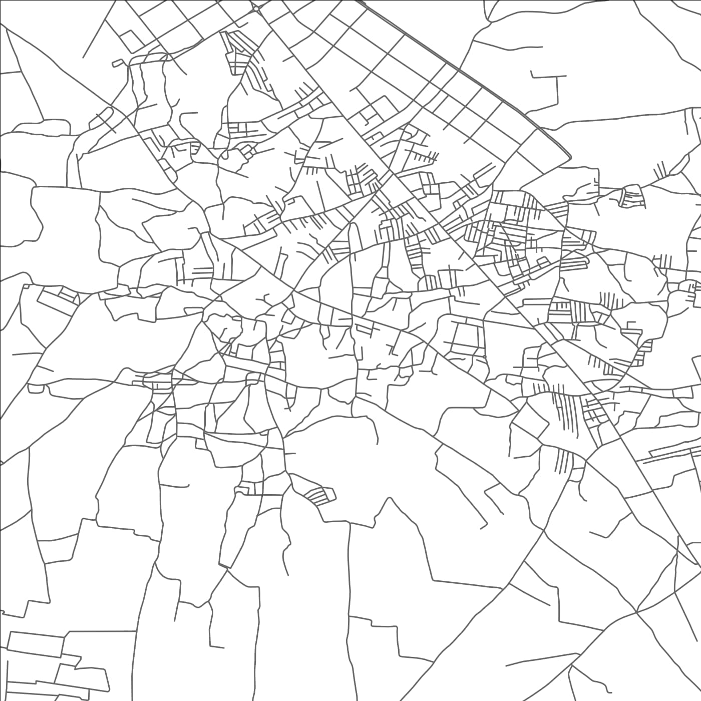 ROAD MAP OF LQOLIAA, MOROCCO BY MAPBAKES