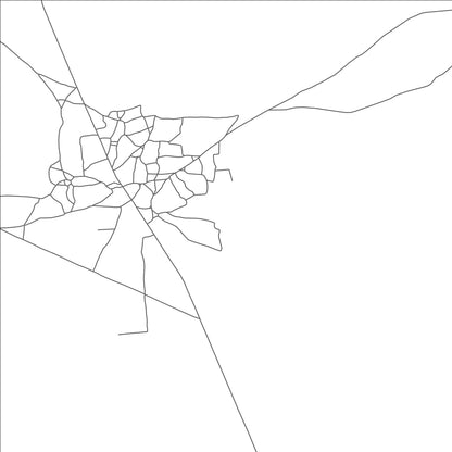 ROAD MAP OF MAYATE, MOROCCO BY MAPBAKES