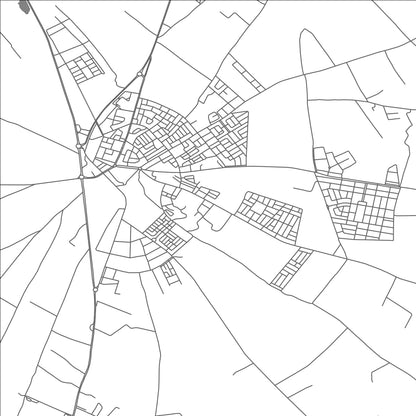 ROAD MAP OF MEDIOUNA, MOROCCO BY MAPBAKES