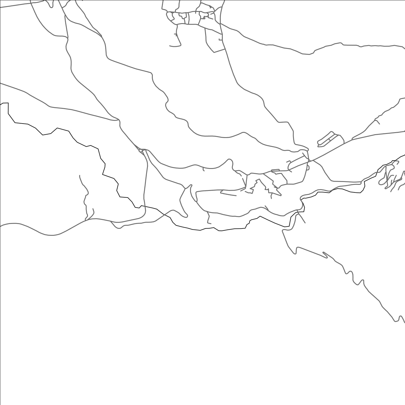 ROAD MAP OF MOULAY DRISS ZERHOUN, MOROCCO BY MAPBAKES