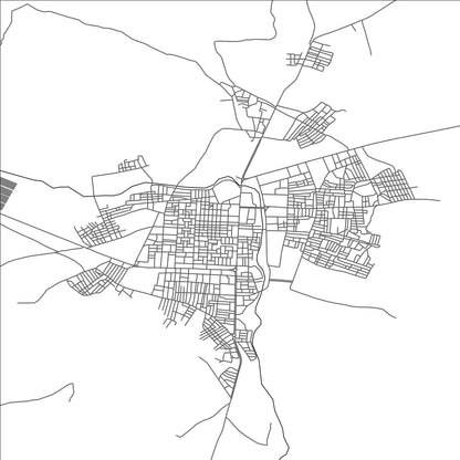 ROAD MAP OF MRIRT, MOROCCO BY MAPBAKES