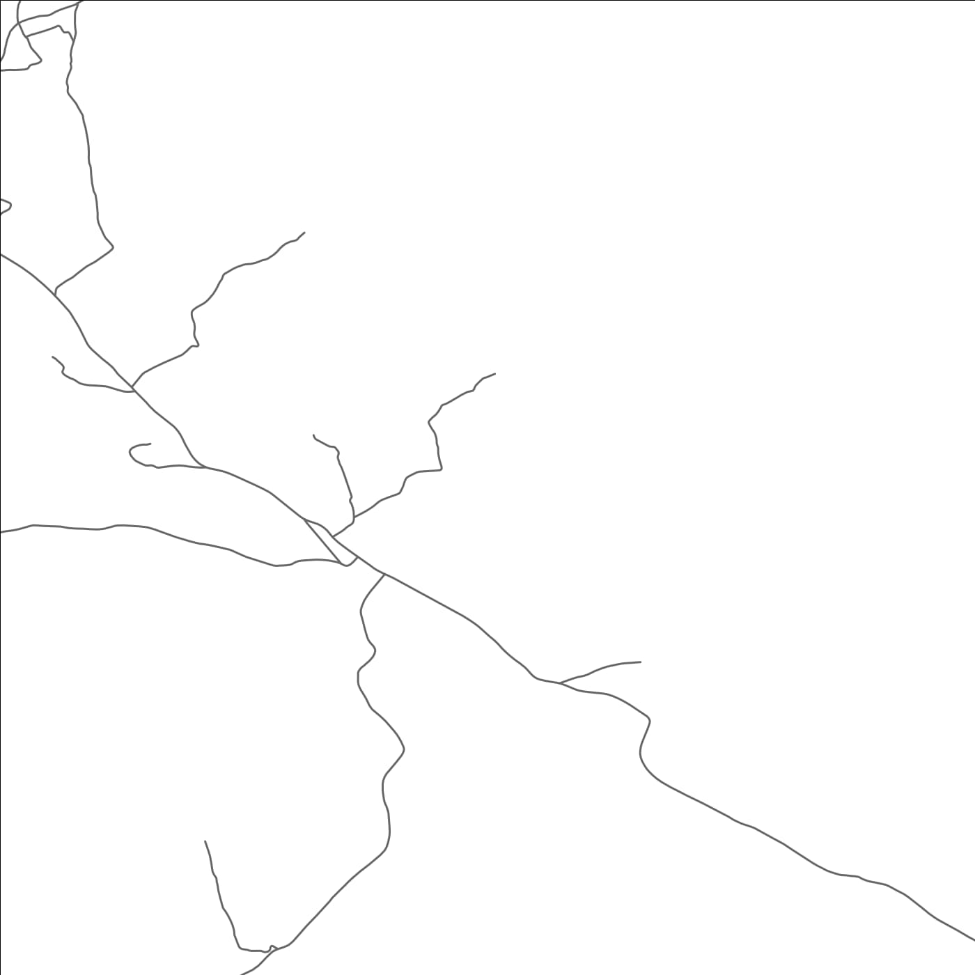 ROAD MAP OF OUAOULA, MOROCCO BY MAPBAKES