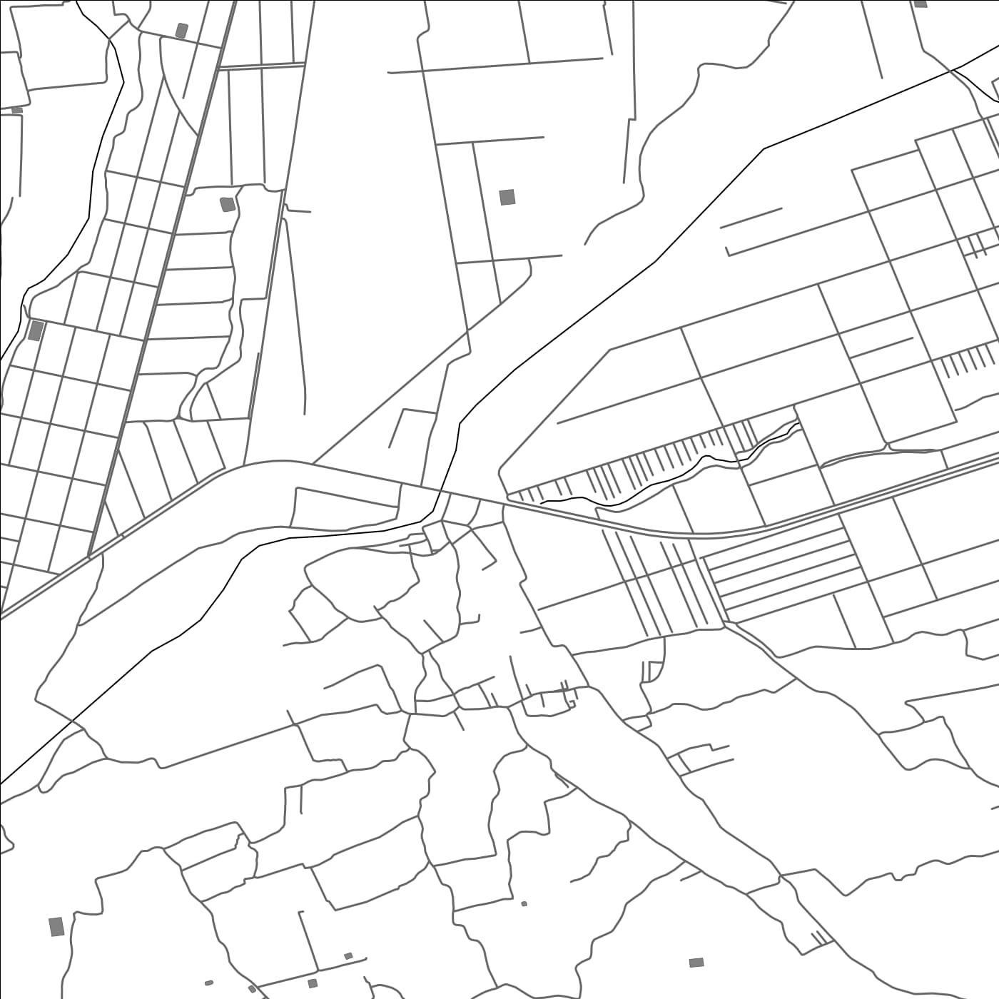 ROAD MAP OF OULAD AISSA, MOROCCO BY MAPBAKES