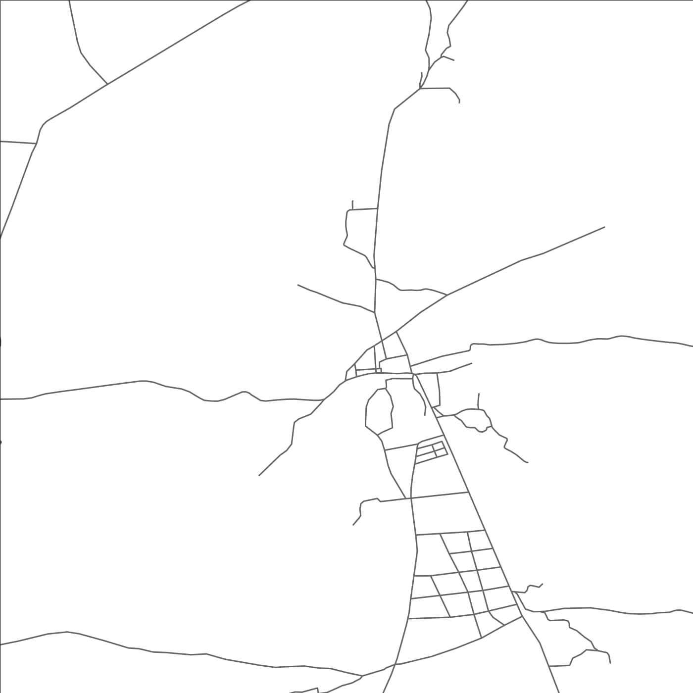 ROAD MAP OF OULAD FARES, MOROCCO BY MAPBAKES