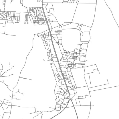 ROAD MAP OF OULAD TAYEB, MOROCCO BY MAPBAKES