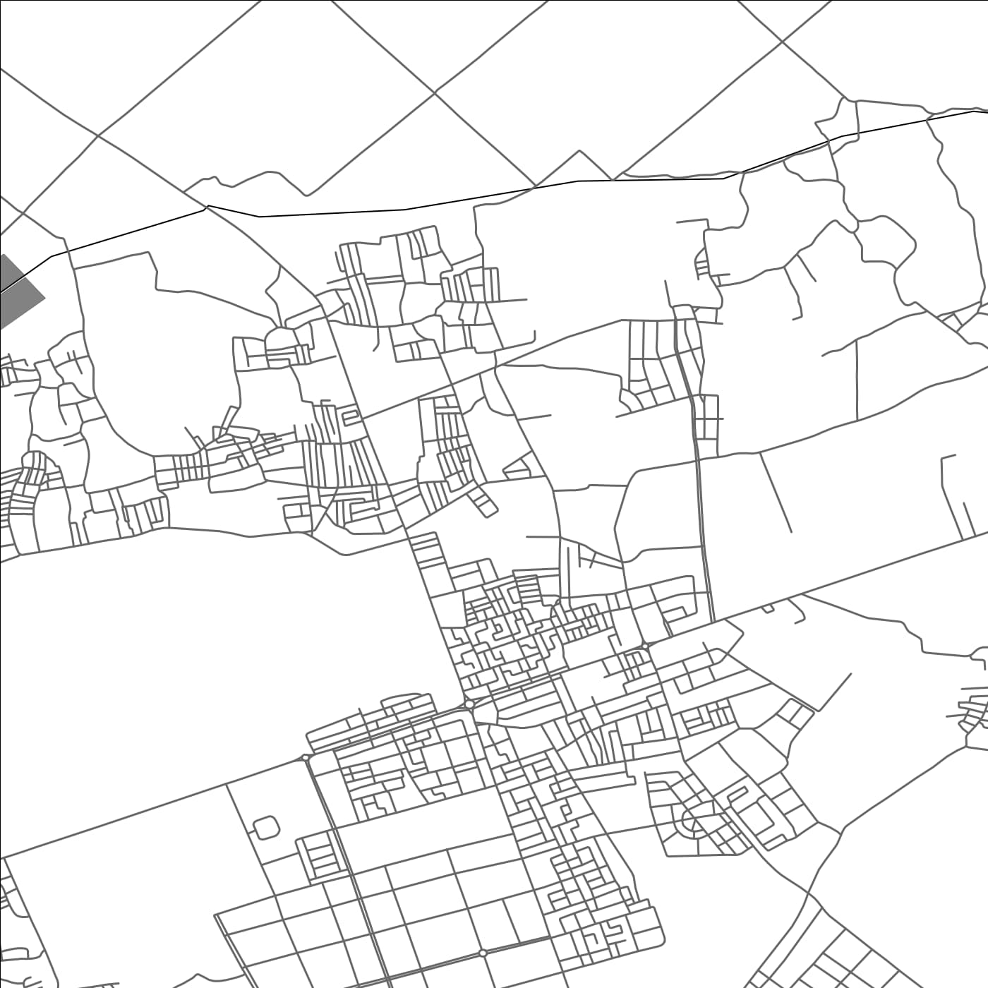 ROAD MAP OF OULAD TEIMA, MOROCCO BY MAPBAKES