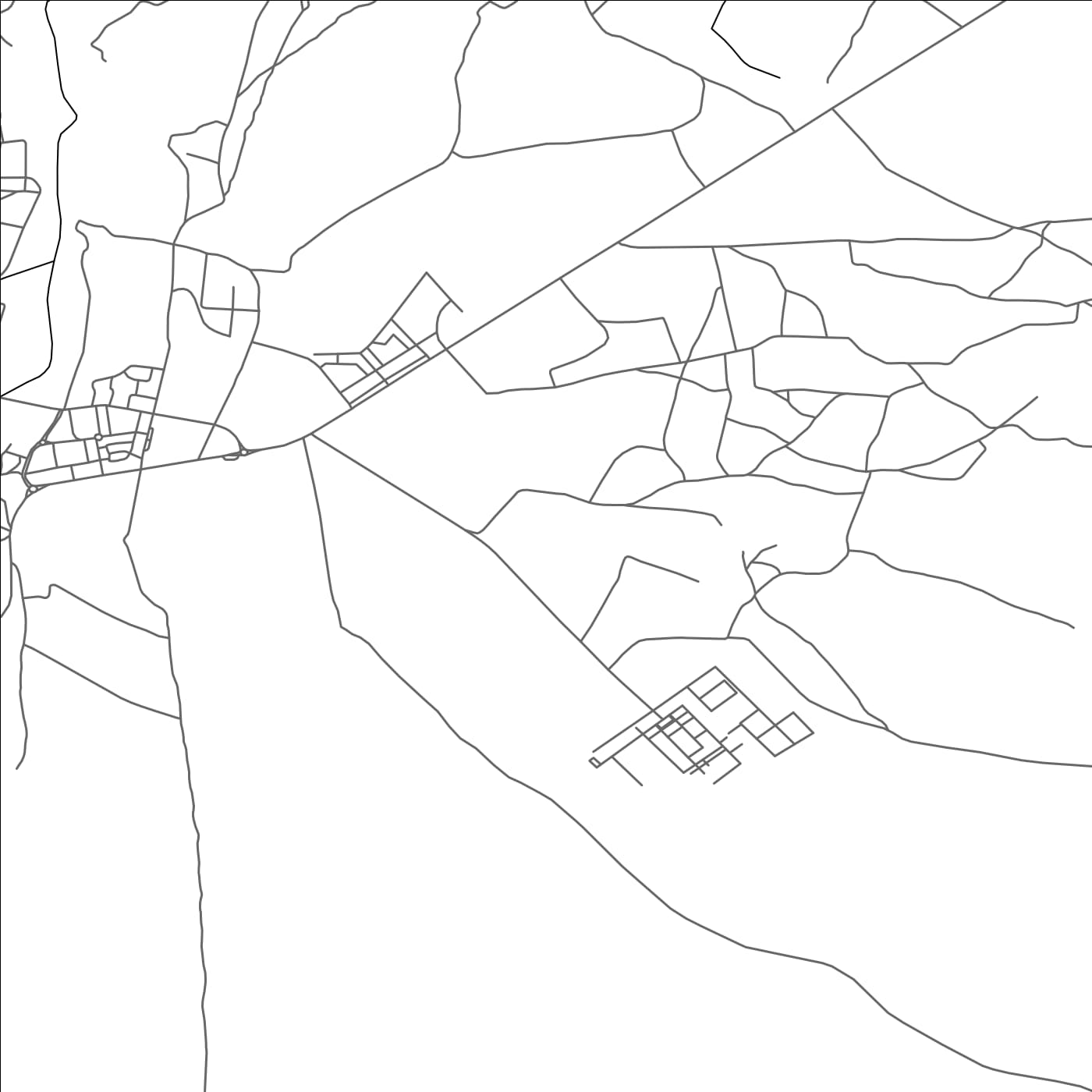 ROAD MAP OF OUTAT OULAD AL HAJ, MOROCCO BY MAPBAKES