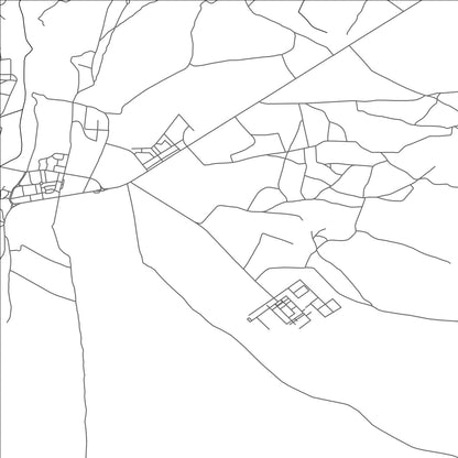 ROAD MAP OF OUTAT OULAD AL HAJ, MOROCCO BY MAPBAKES