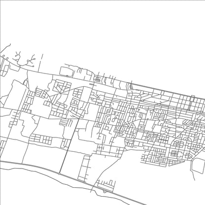 ROAD MAP OF SAIDIA, MOROCCO BY MAPBAKES