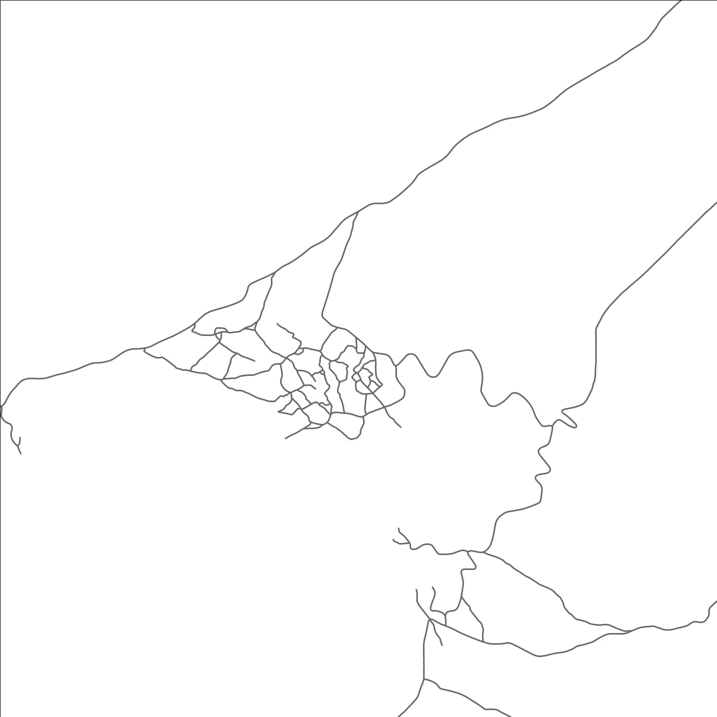 ROAD MAP OF SIDI ABDELLAH BEN TAAZIZT, MOROCCO BY MAPBAKES