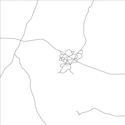 ROAD MAP OF SIDI AHMED EL KHADIR, MOROCCO BY MAPBAKES