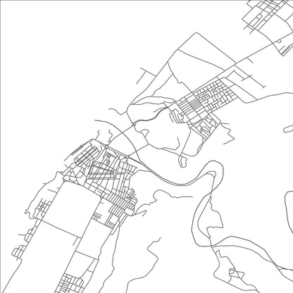 ROAD MAP OF SIDI IFNI, MOROCCO BY MAPBAKES