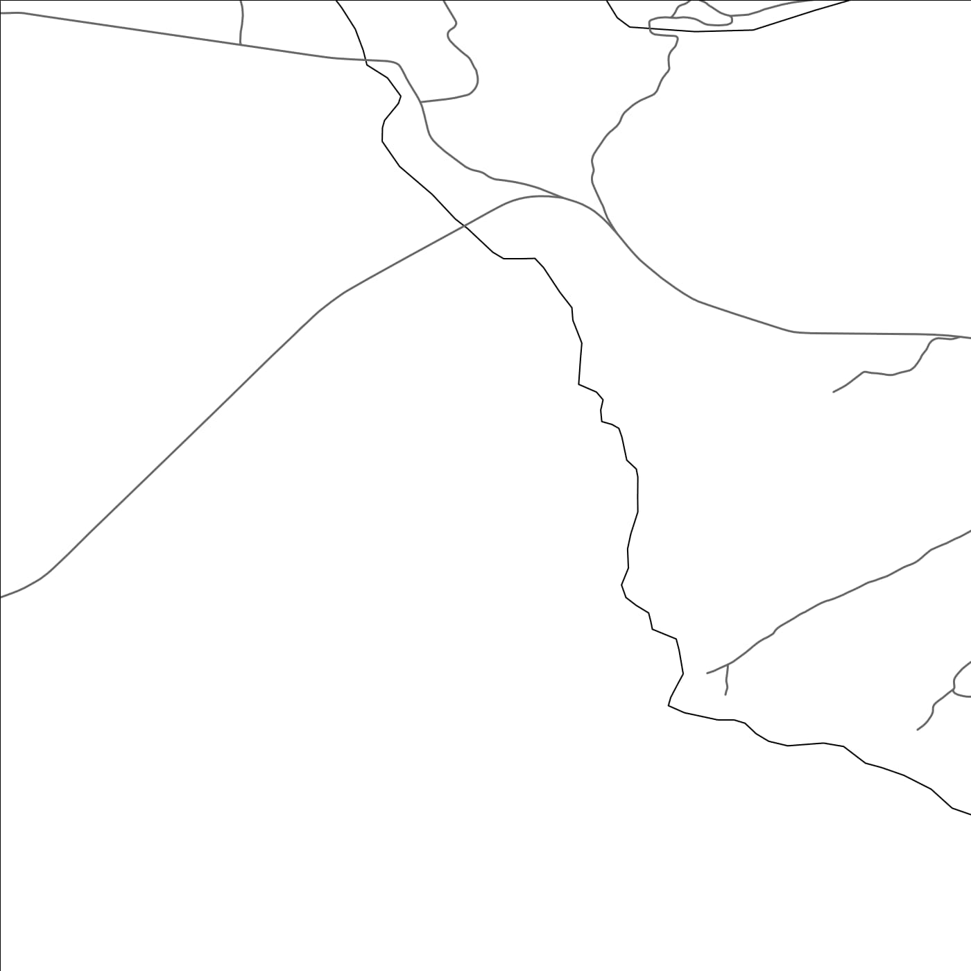 ROAD MAP OF SIDI LAMINE, MOROCCO BY MAPBAKES