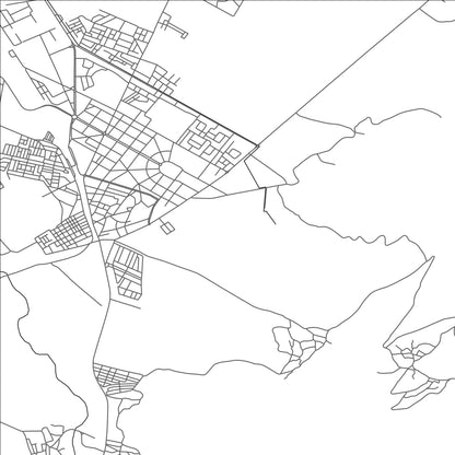 ROAD MAP OF SIDI QACEM, MOROCCO BY MAPBAKES