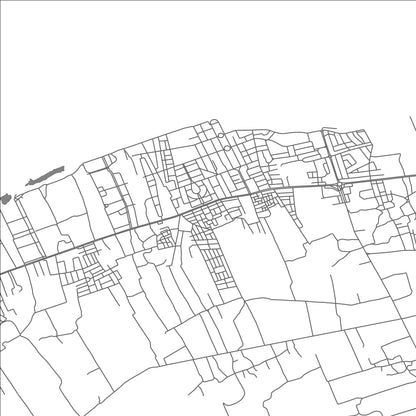 ROAD MAP OF SIDI RAHAL, MOROCCO BY MAPBAKES