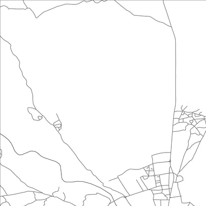 ROAD MAP OF SIDI RAHHAL, MOROCCO BY MAPBAKES