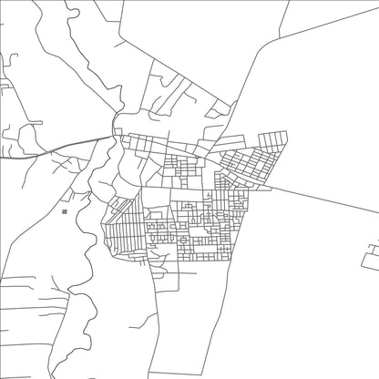 ROAD MAP OF SIDI YAHIA EL GHARB, MOROCCO BY MAPBAKES