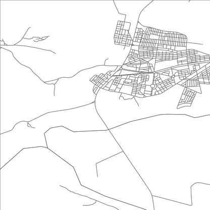 ROAD MAP OF SOUK ET TNINE JORF EL MELLAH, MOROCCO BY MAPBAKES