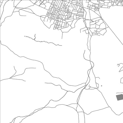 ROAD MAP OF TABOUNT, MOROCCO BY MAPBAKES