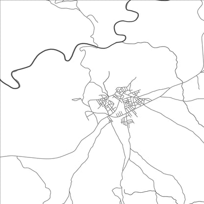 ROAD MAP OF TAGALFT, MOROCCO BY MAPBAKES