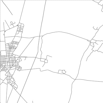 ROAD MAP OF TAGOUNITE, MOROCCO BY MAPBAKES