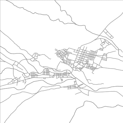 ROAD MAP OF TALSINT, MOROCCO BY MAPBAKES