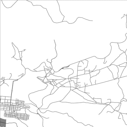 ROAD MAP OF TARGUIST, MOROCCO BY MAPBAKES