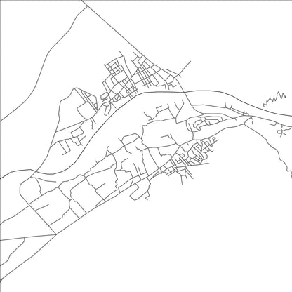 ROAD MAP OF TARHJICHT, MOROCCO BY MAPBAKES