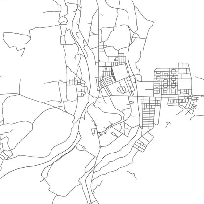 ROAD MAP OF TATA, MOROCCO BY MAPBAKES