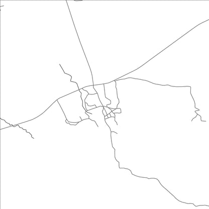 ROAD MAP OF TAZERT, MOROCCO BY MAPBAKES