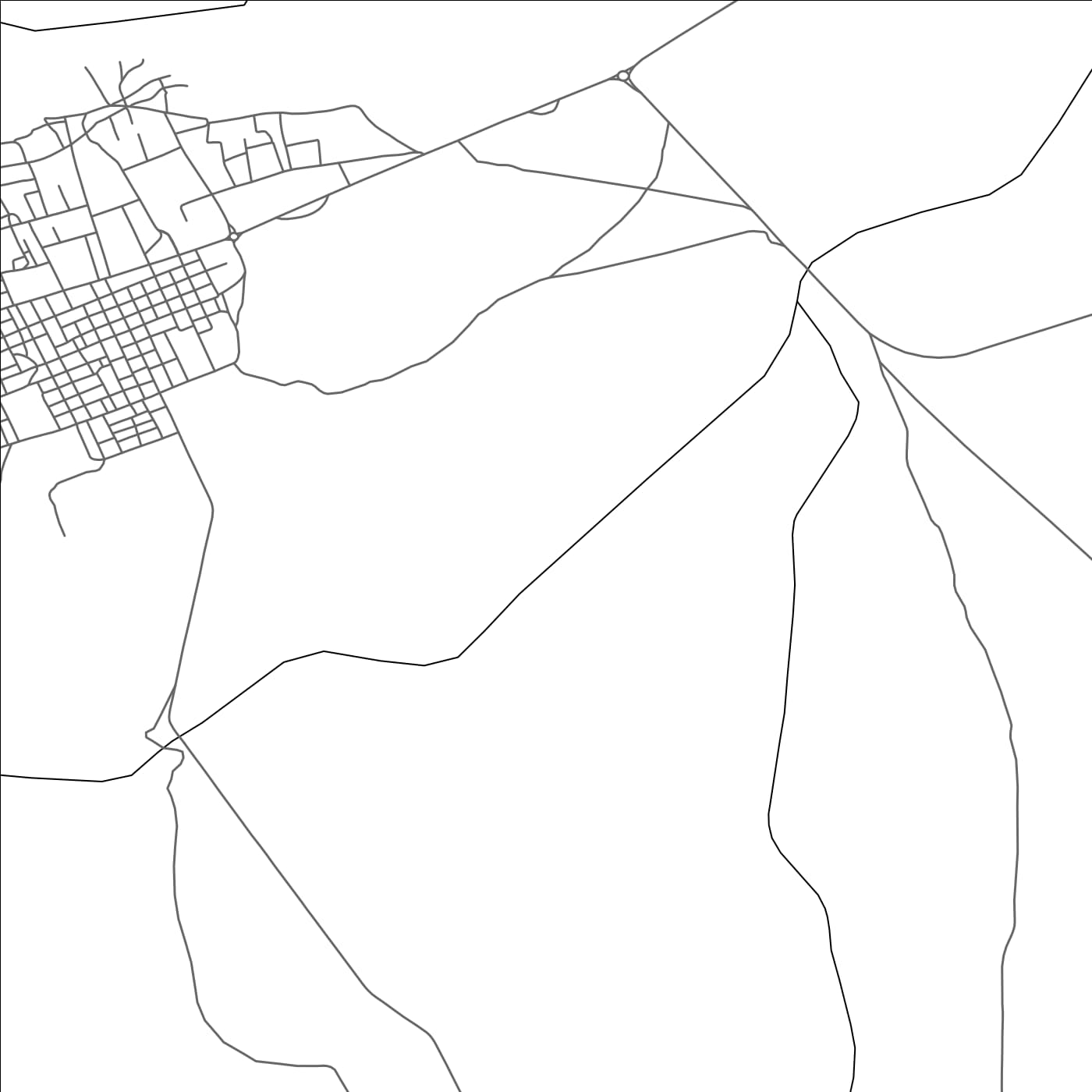 ROAD MAP OF TINAJDAD, MOROCCO BY MAPBAKES