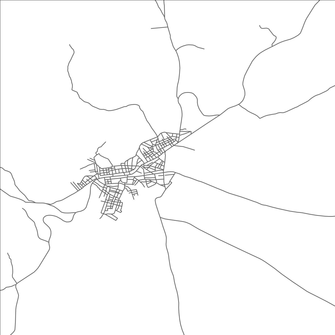 ROAD MAP OF TIRHASSALINE, MOROCCO BY MAPBAKES