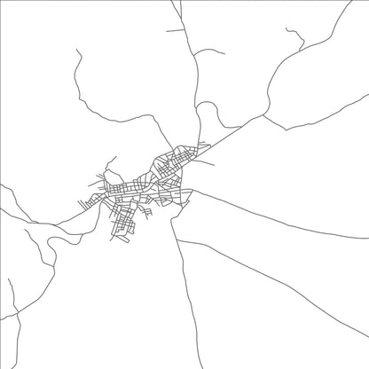 ROAD MAP OF TIRHASSALINE, MOROCCO BY MAPBAKES