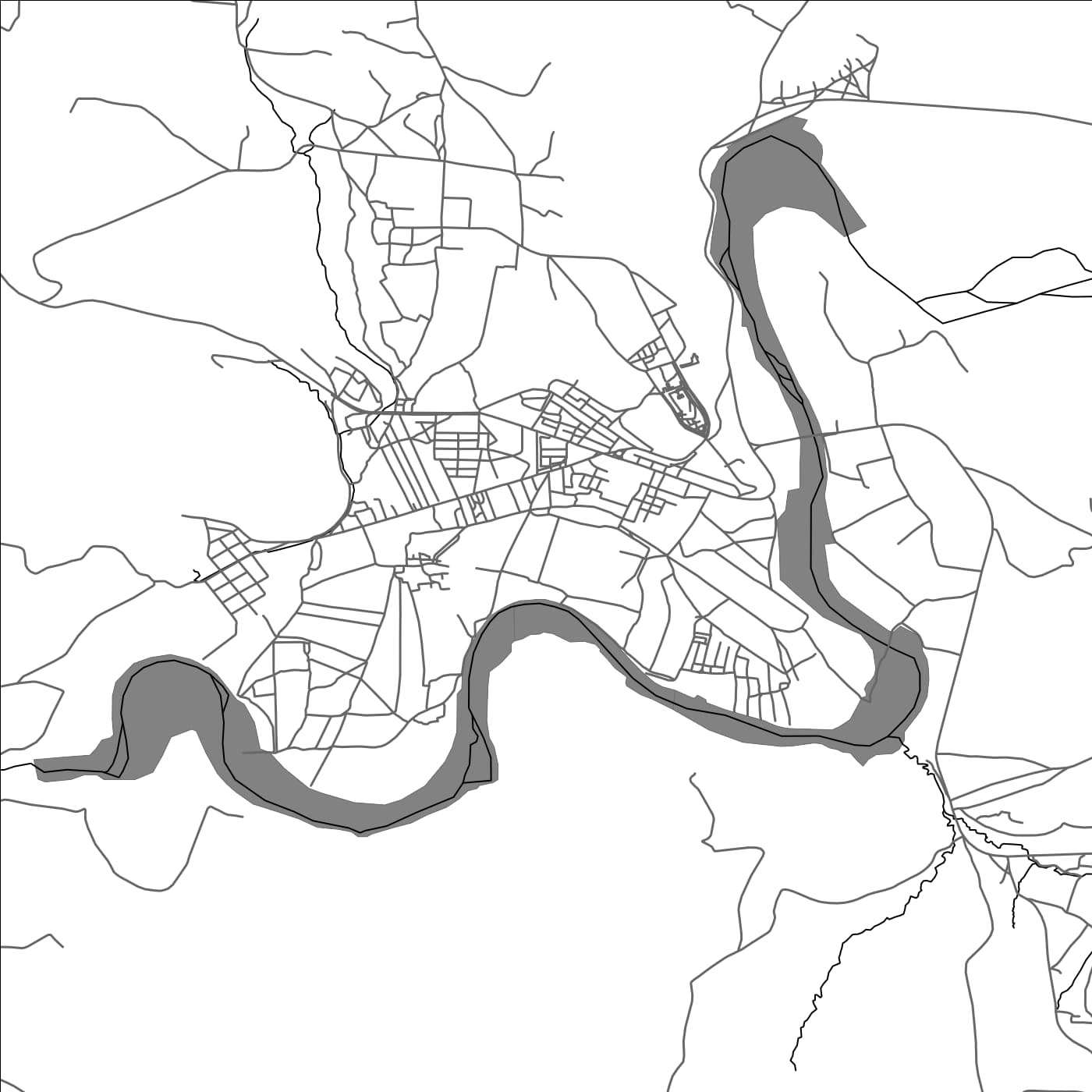 ROAD MAP OF TISSA, MOROCCO BY MAPBAKES