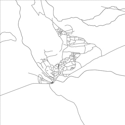 ROAD MAP OF TISSAF, MOROCCO BY MAPBAKES