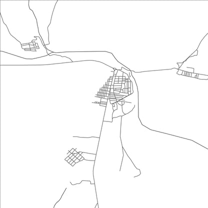 ROAD MAP OF TISSINT, MOROCCO BY MAPBAKES