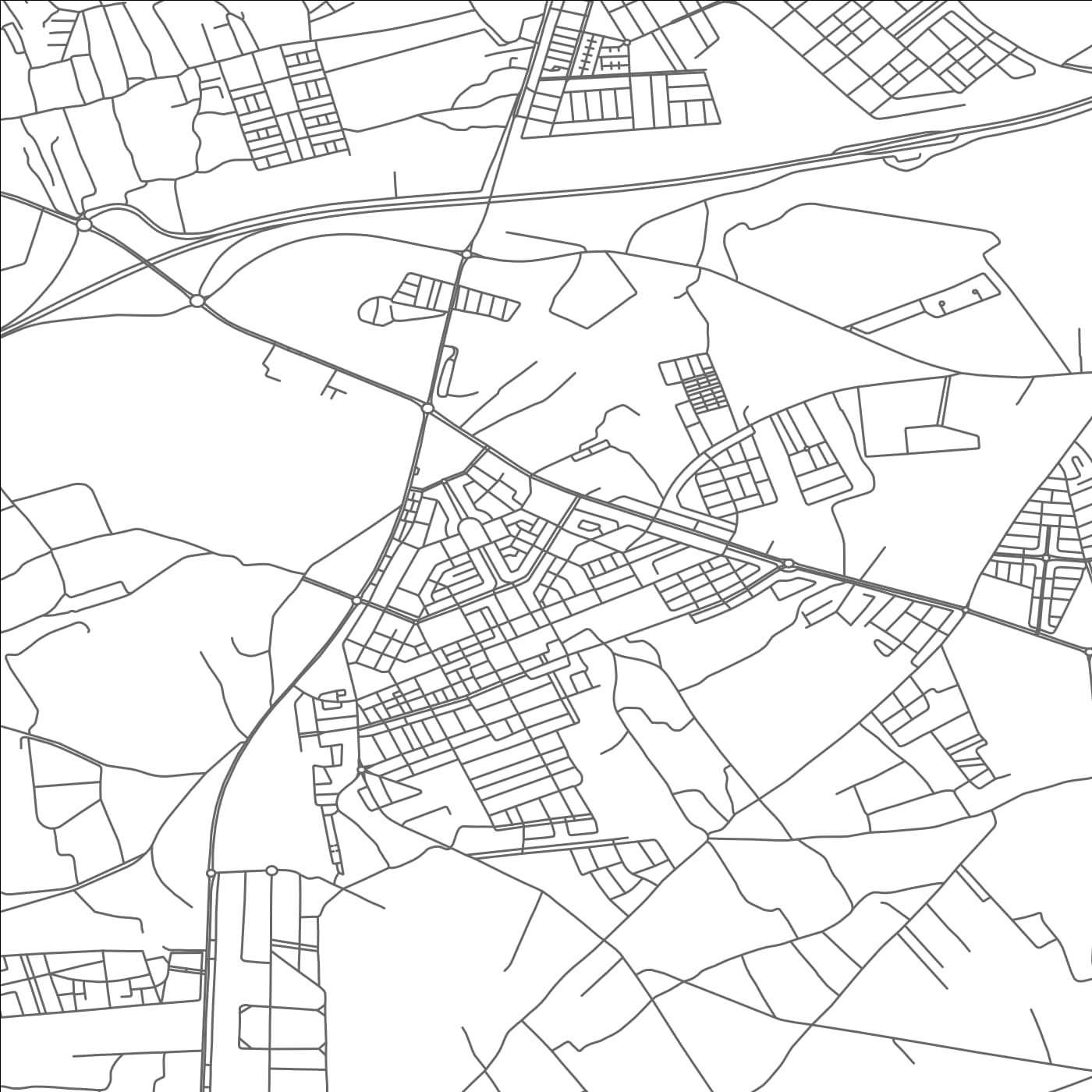 ROAD MAP OF TIT MELLIL, MOROCCO BY MAPBAKES