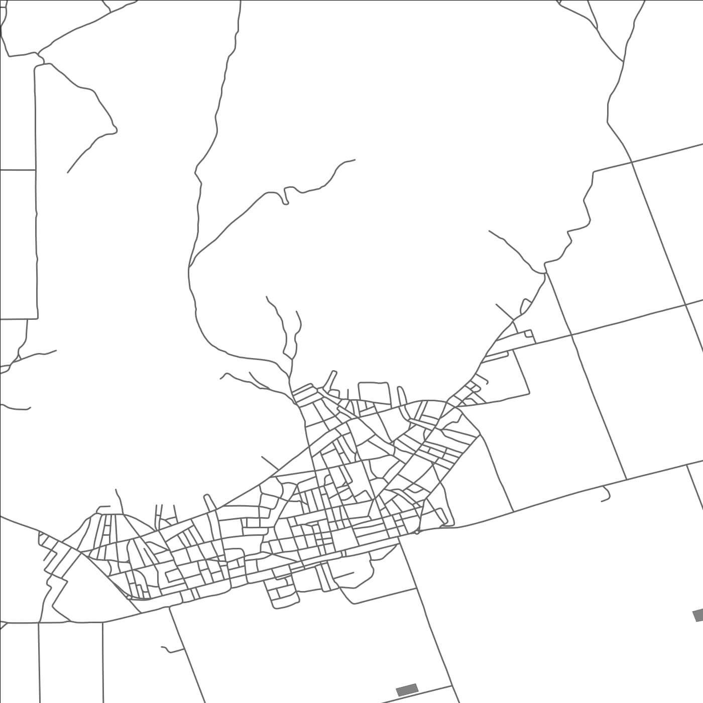 ROAD MAP OF TIZTOUTINE, MOROCCO BY MAPBAKES